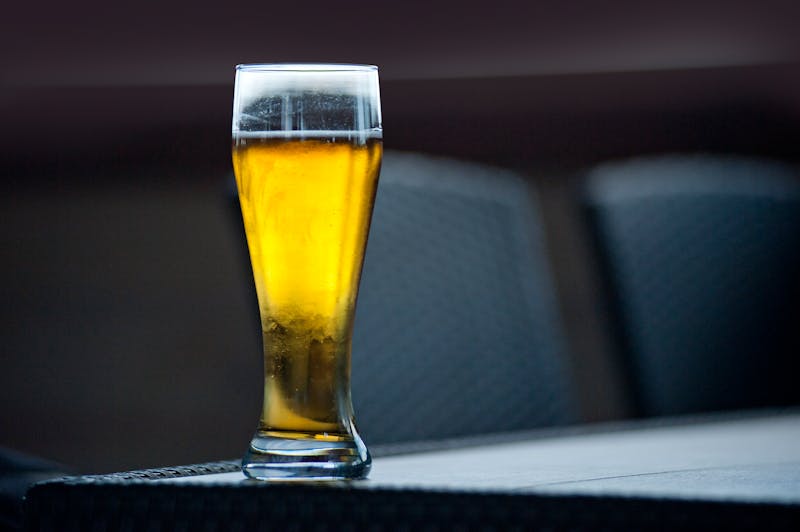Craft beer and beverages selection